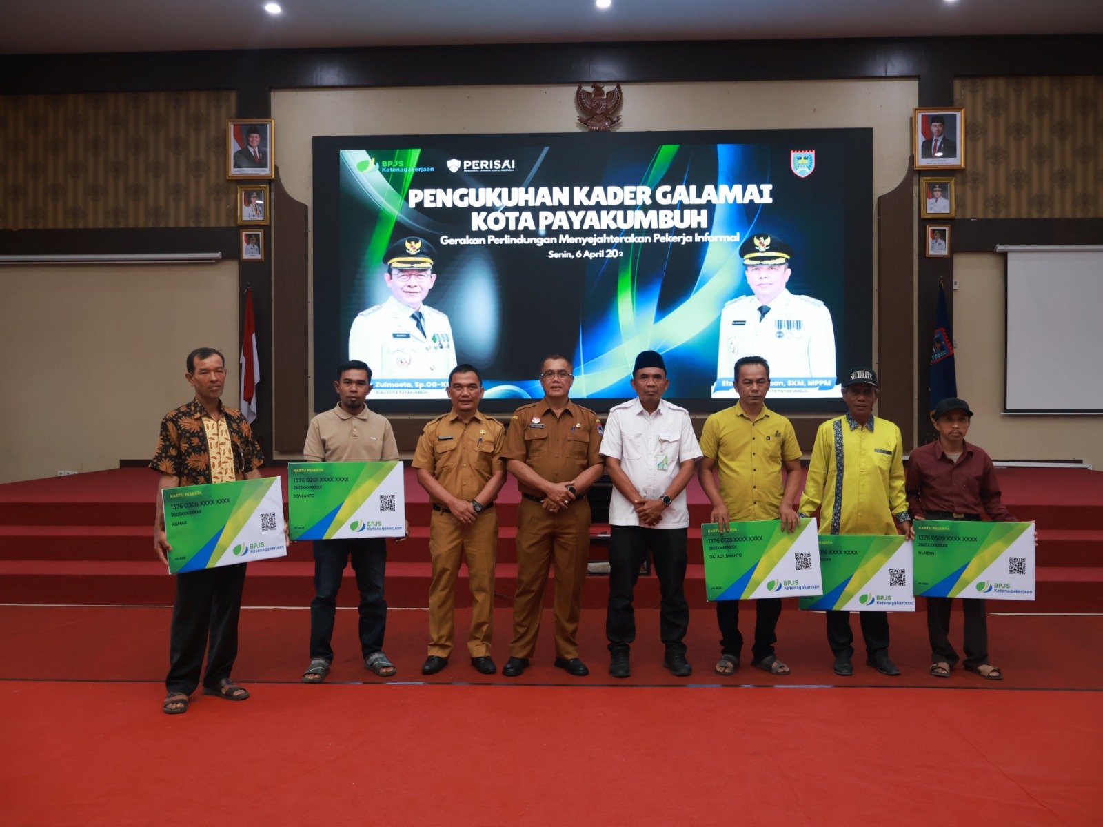 BPJS Ketenagakerjaan Cabang Bukittinggi dan Pemko Payakumbuh Kukuhkan 83 Kader GALAMAI Lindungi Pekerja
