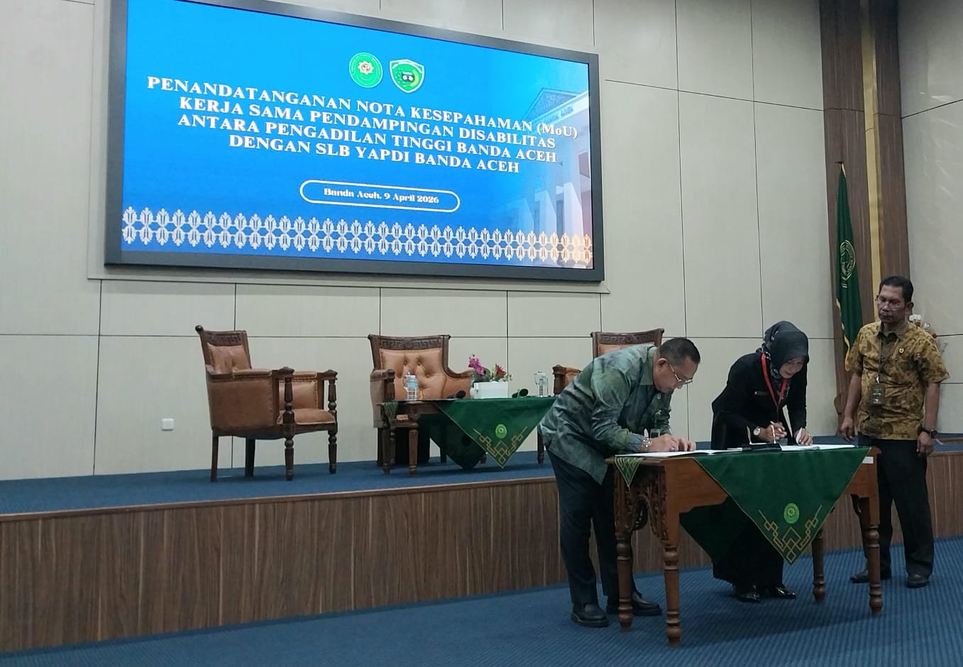 PT BNA tandatangani MoU dengan SLB YAPDI terkait Pendampingan Disabilitas