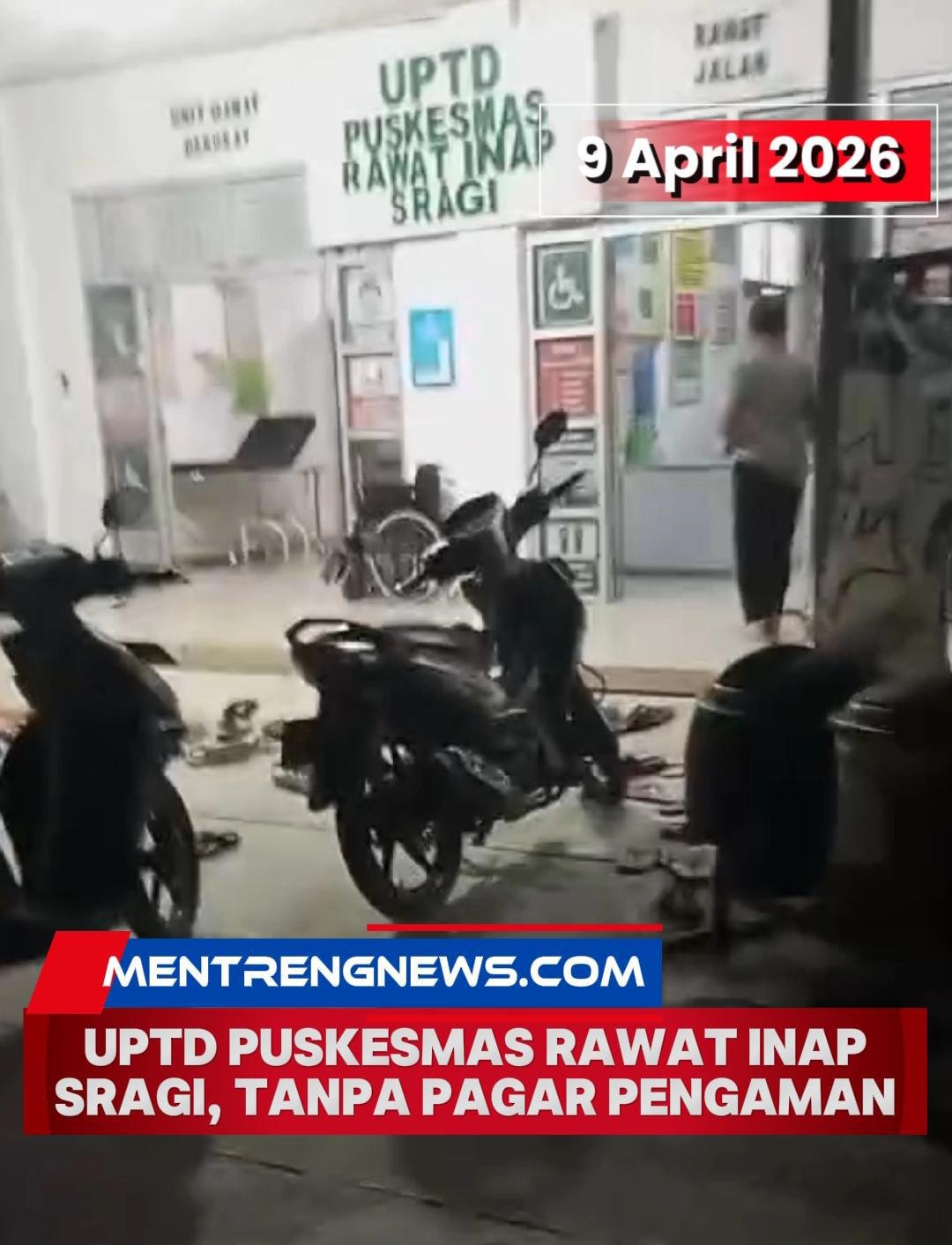 Ironi! Kuburan Saja Berpagar dan Aman, Puskesmas Sragi Justru Bebas Terbuka Tanpa Sekat