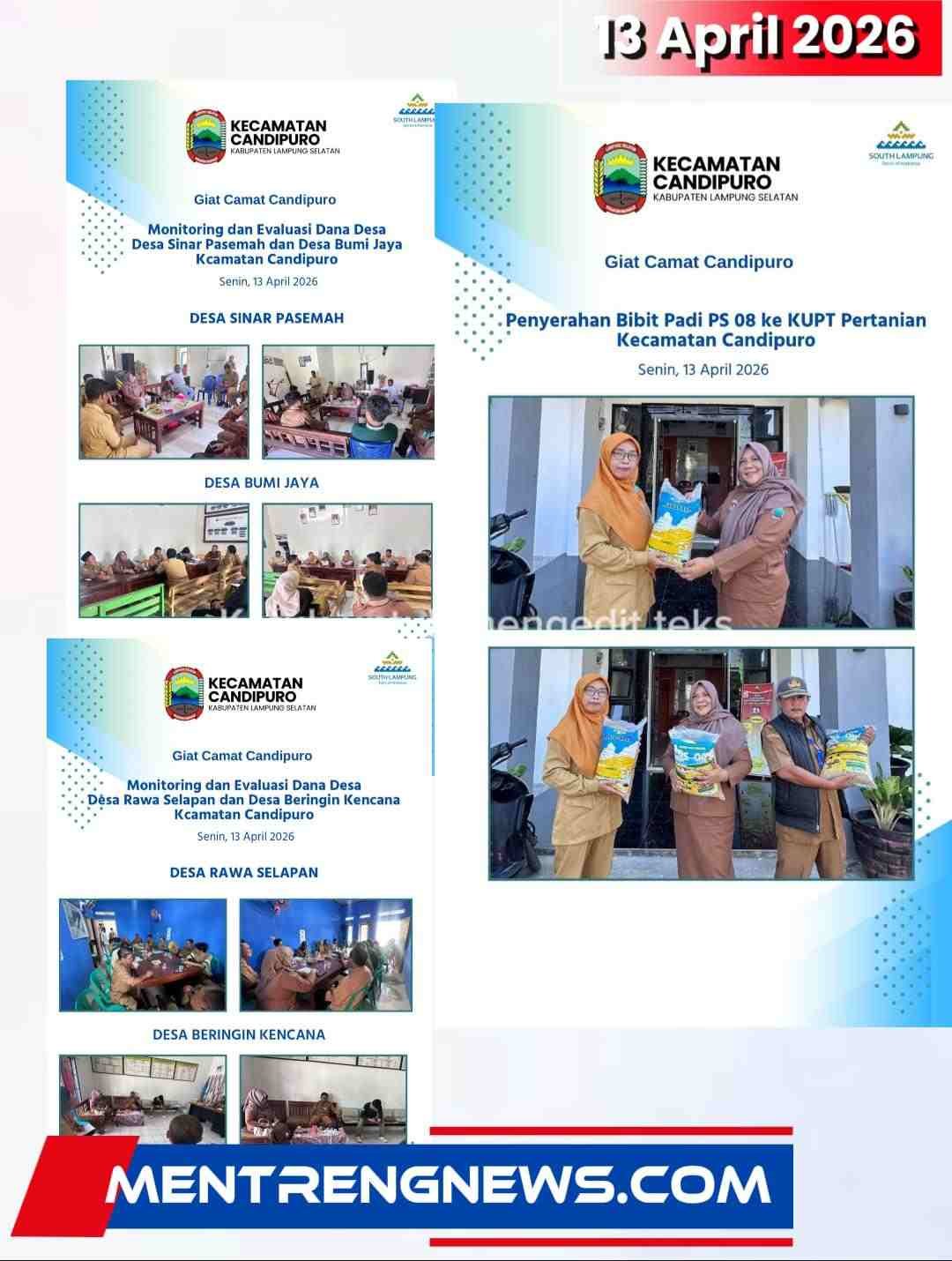 📰 TRANSPARAN DAN AKUNTABEL! Camat Candipuro Pastikan Pengelolaan Anggaran 4 Desa Berjalan Sesuai Aturan
