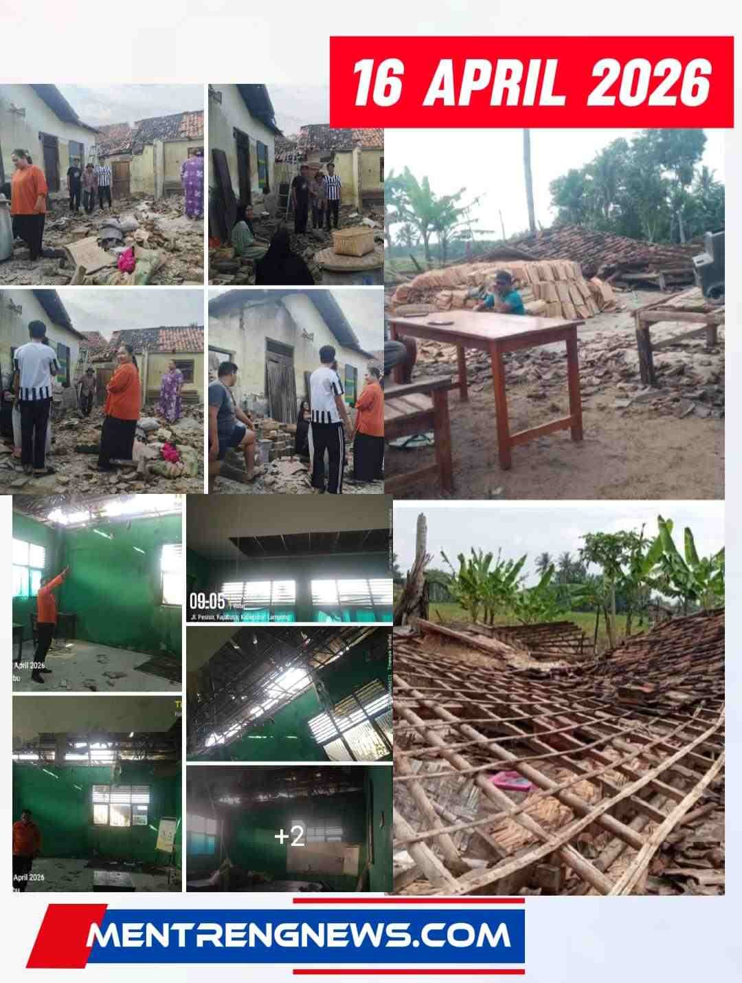 📰 BPBD LAMPUNG SELATAN LAPORKAN TIGA TITIK BENCANA: DUA RUMAH ROBOH, SEKOLAH RUSAK BERAT