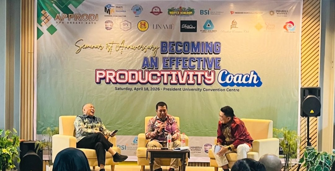 Genap Usia 1 Tahun, APPRODI DPC Bekasi Raya Gelar Seminar Becoming An Effective Productivity Coach