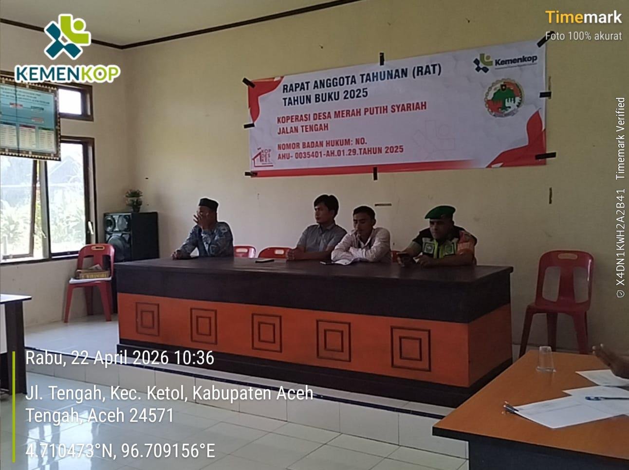 RAT Koperasi Desa Merah Putih Syariah Jalan Tengah Diikuti 70 Anggota, Tekankan Transparansi dan Penguatan Ekonomi Desa