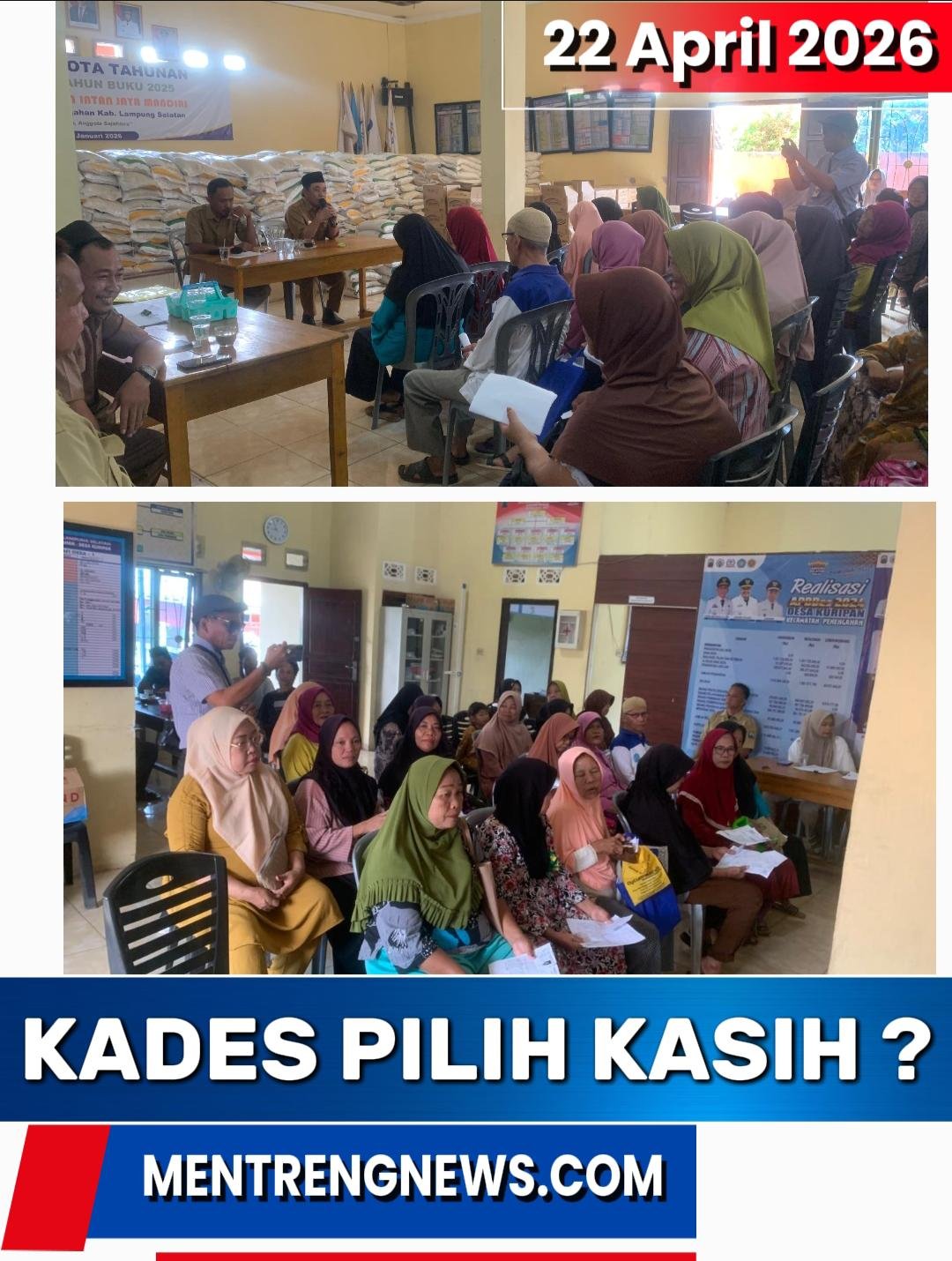 Dilema Bantuan Beras Pangan: Kepala Desa Selalu Dituduh Pilih Kasih Padahal Tangan Terikat Aturan Pusat