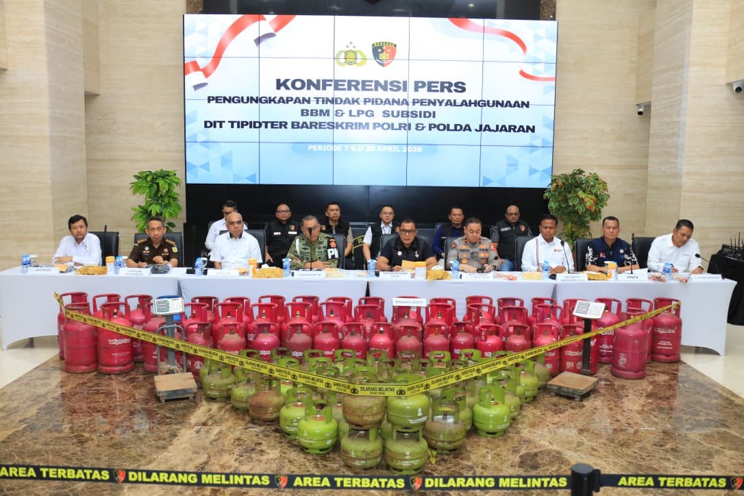 Polri Ungkap 330 Tersangka Penyalahgunaan BBM Dan LPG Subsidi Dalam 13 Hari