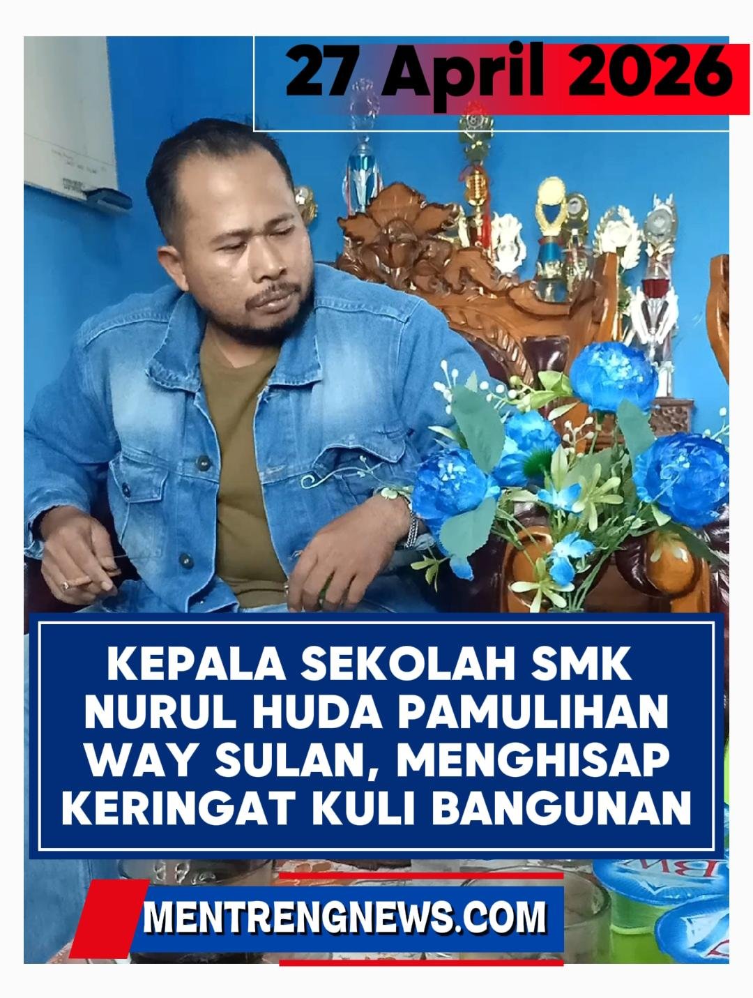 PROYEK 2 MILIAR KURANG SEDIKIT, KEPALA SEKOLAH MASIH TEGA MENGGEROGOTI UPAH KULI BANGUNAN”!  KADIS THOMAS AMRICO, MOHON SEGERA TURUN TANGAN!