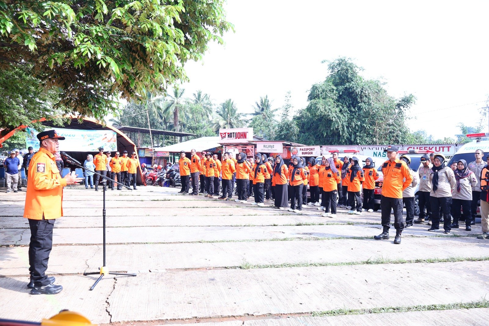 Apel  dan Gladi HKBN Turunkan 125 Personel Dari Berbagai Instansi Dan Relawan Di Kota Payakumbuh
