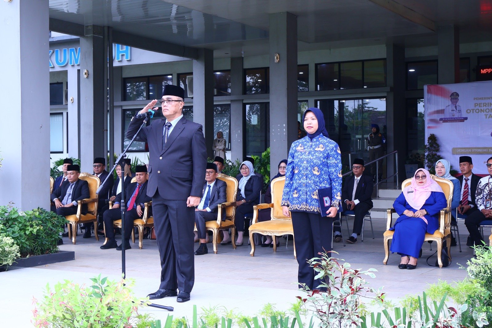 Pemko Payakumbuh Peringati Acara Hari Otonomi Daerah Di Halaman Balaikota