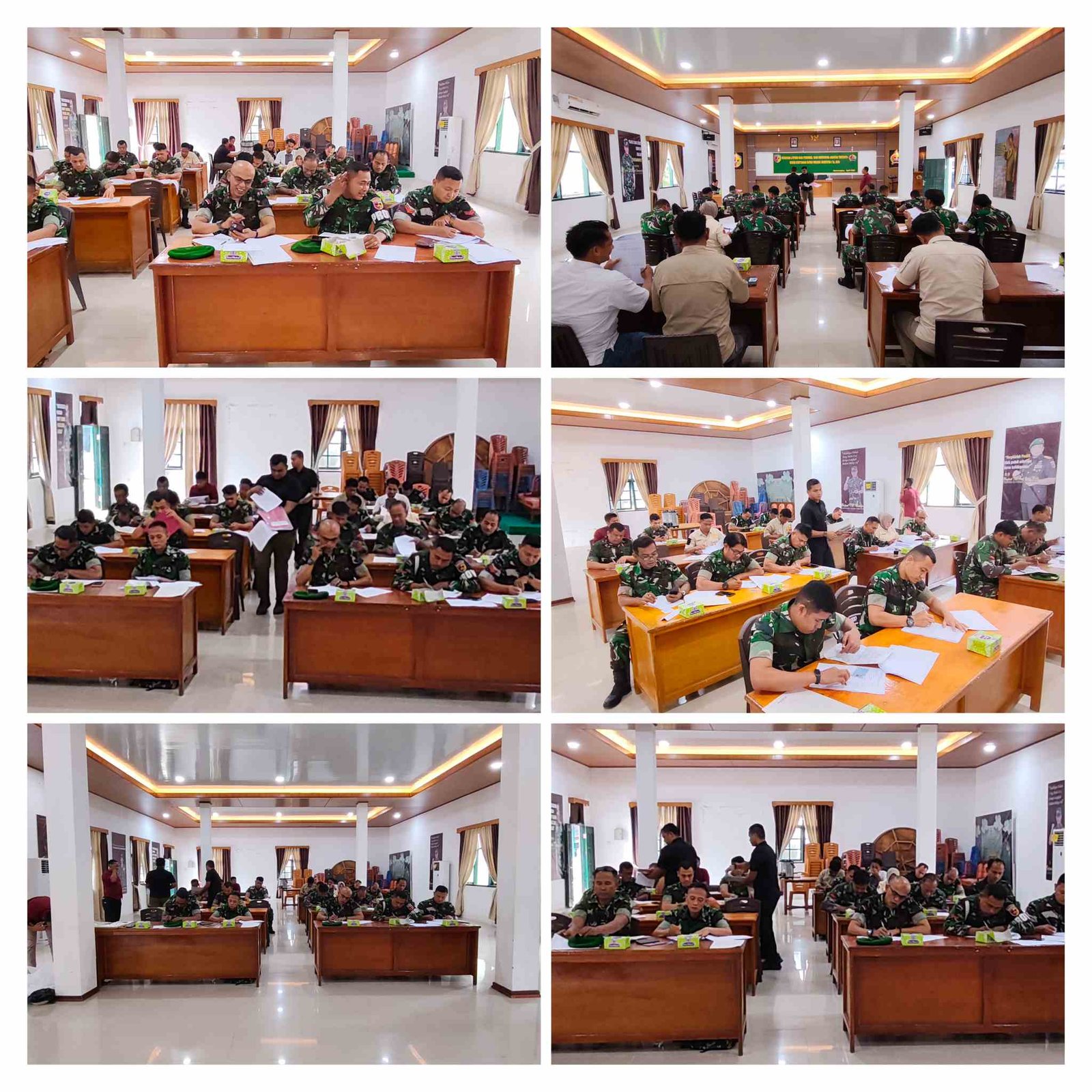 Tingkatkan Profesionalisme Prajurit, Kodim 0307/Tanah Datar Gelar Litpers Ketat bagi Calon Pemegang Jabatan Khusus
