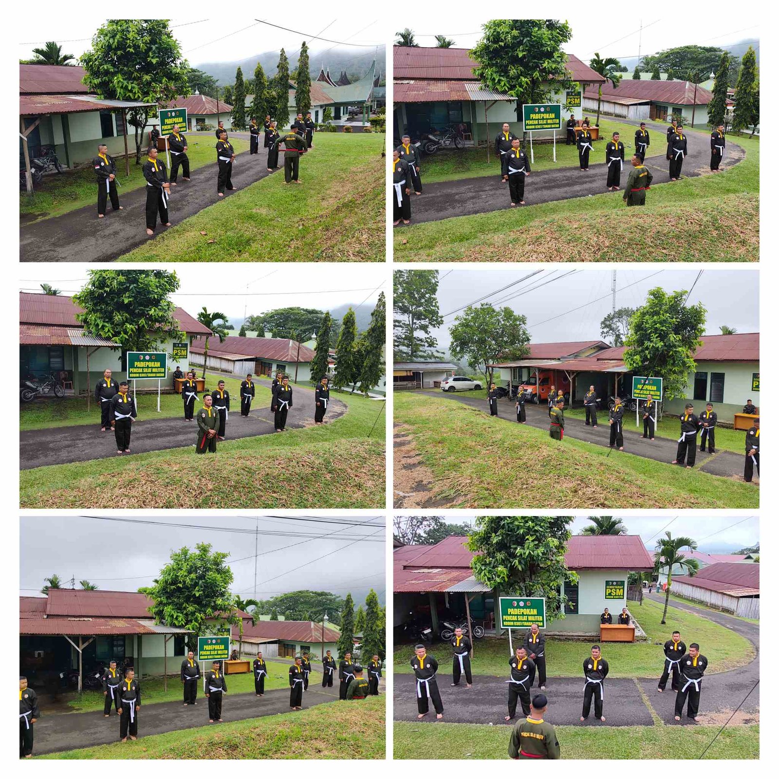 Asah Ketangkasan dan Bela Diri, Personel Kodim 0307/Tanah Datar Gelorakan Semangat Melalui Latihan Pencak Silat Militer (PSM)