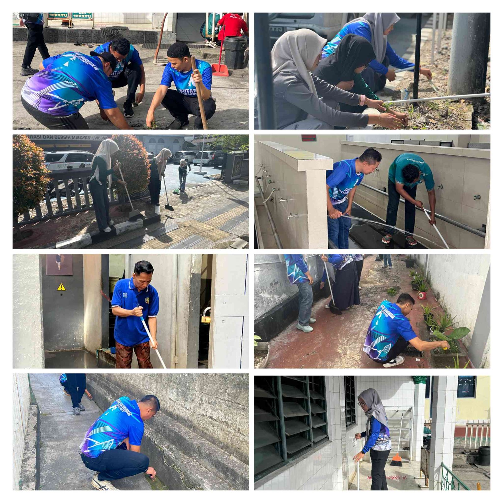 Semarak HBP ke-62: Rutan  Batusangkar Gelar Bakti Pemasyarakatan Aksi Bersih Lingkungan hingga Rumah Ibadah