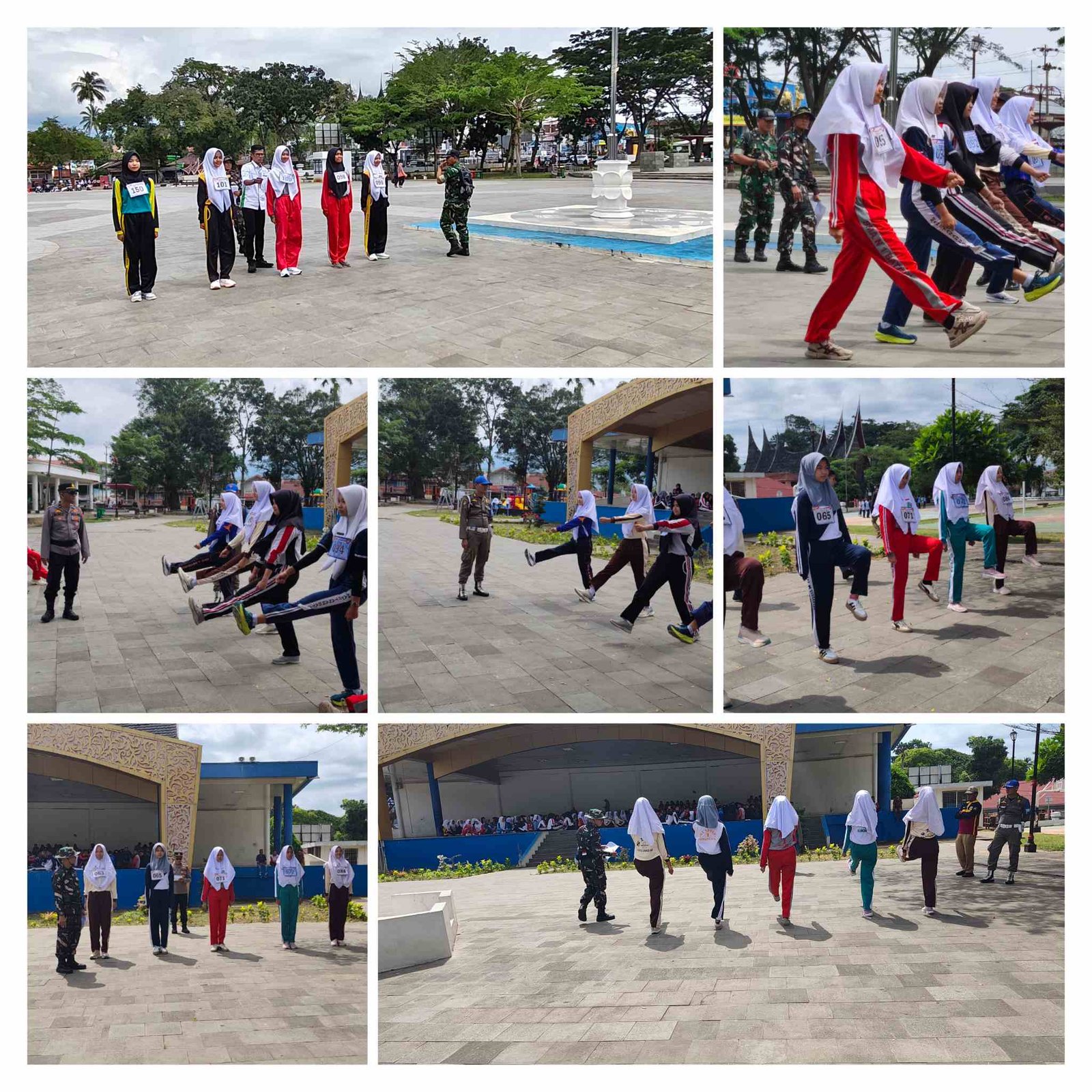 Uji Ketangkasan dan Kedisiplinan, Anggota Kodim 0307/Tanah Datar Jadi Juri Utama Seleksi PBB Paskibraka Kabupaten