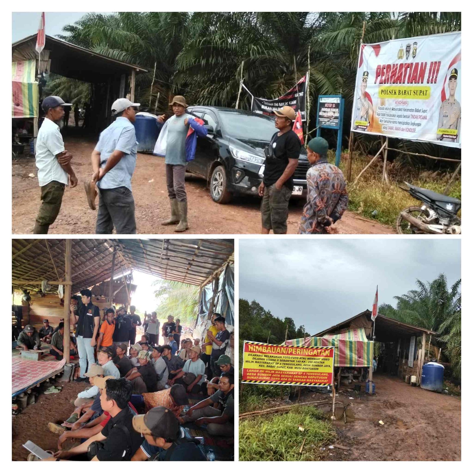 Sengketa Lahan Warga Eks Transmigrasi SP4 Desa Sumber Jaya dengan PT.Hamita Utama Karsa (HUK) Hingga Kini Belum Ada Ketuntasan