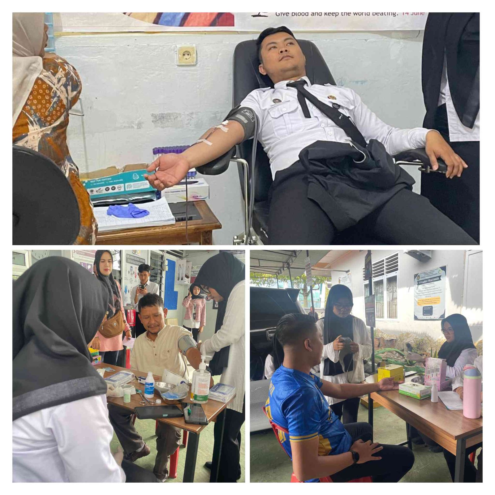 Rutan Batusangkar Gelar Cek Kesehatan Gratis dan Donor Darah, Semarakkan Hari Bakti Pemasyarakatan Ke-62