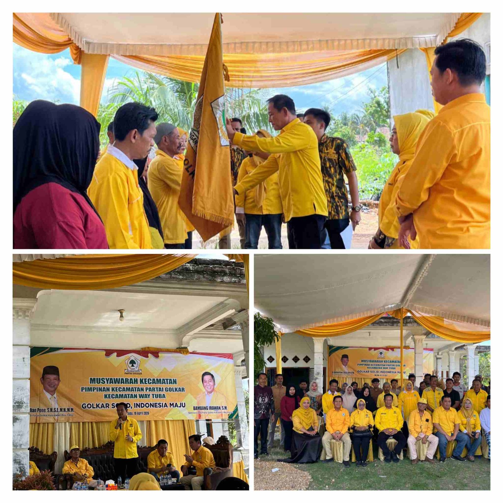 Perkuat Basis Kader, Partai Golkar Kecamatan Way Tuba Konsolidasi Melalui Muscam dan GELAM