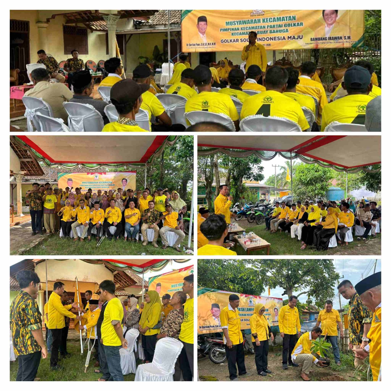 Konsolidasi Berkelanjutan, Partai Golkar Way Kanan Gelar Muscam Kecamatan Buay Bahuga