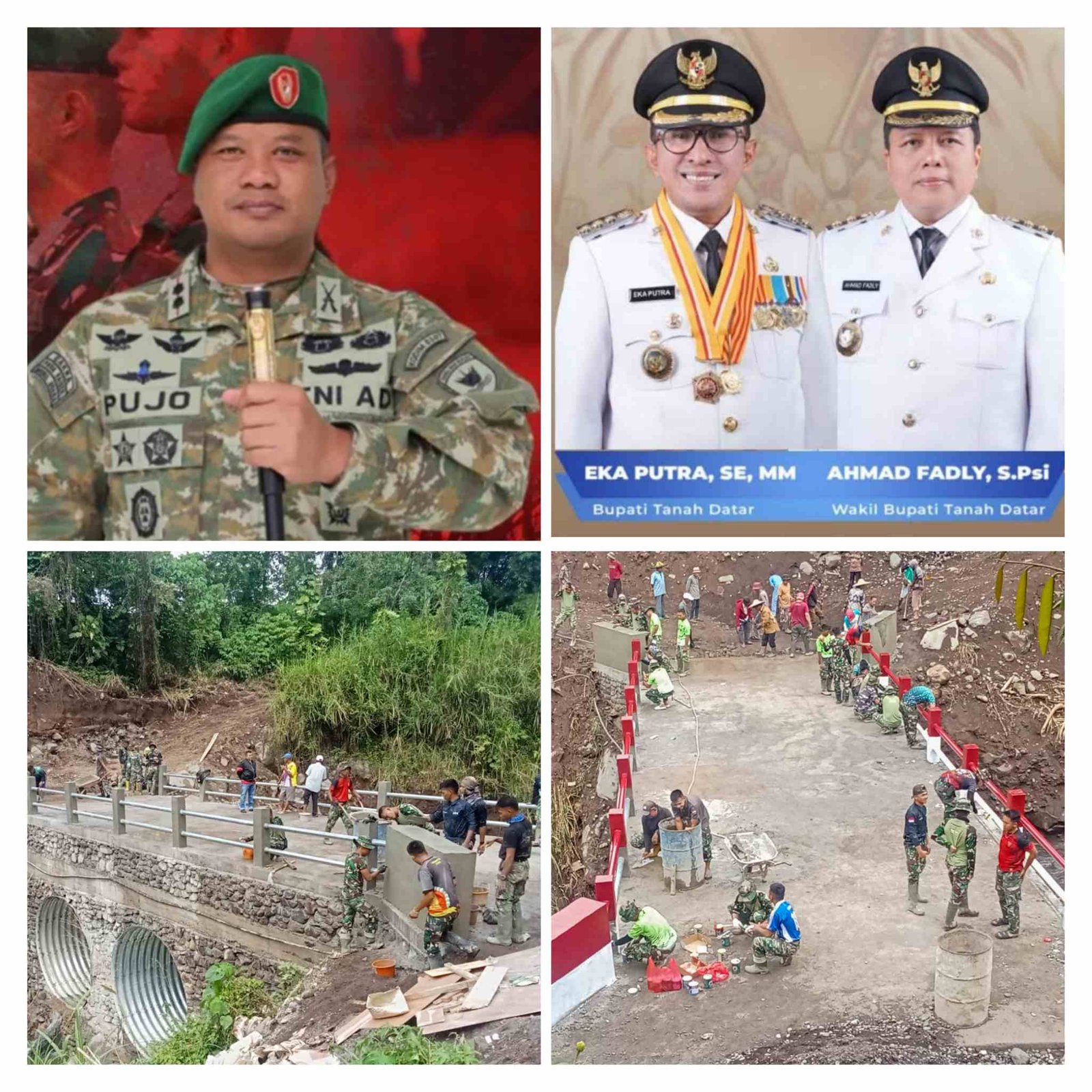 Senyum Warga Tanah Datar, Dua Jembatan Armco Resmi Beroperasi Permudah Mobilitas Antar-Nagari