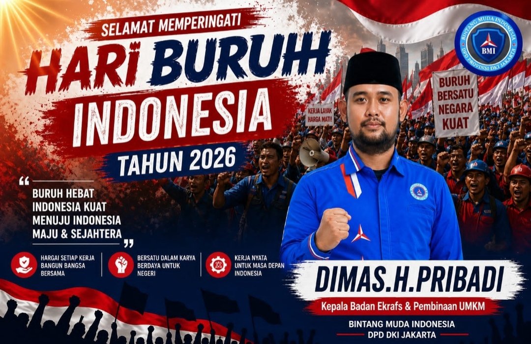 ‎Hari Buruh Indonesia 2026: Kolaborasi Pekerja dan UMKM Kunci Ketahanan Ekonomi di Tengah Gejolak Global