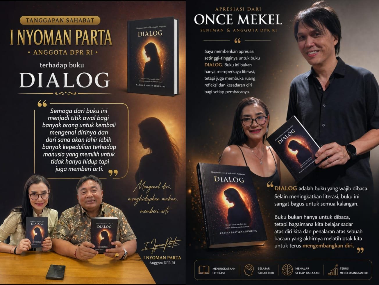 “Buku DIALOG Karya Karina Rasmita Sembiring Resmi Terbit, Ajak Pembaca Kuasai Diri dan Bangun Pengaruh”