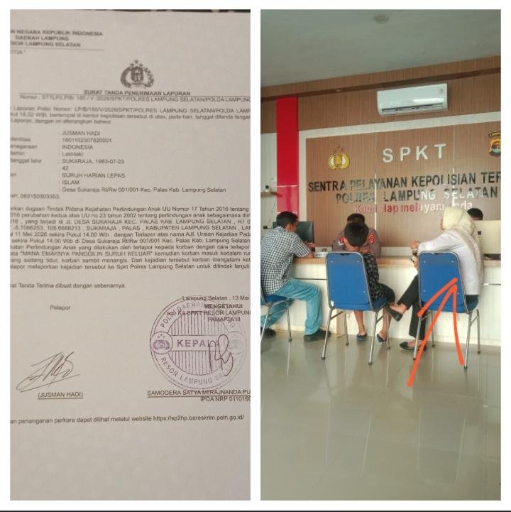 Jusman Kepala Biro Kejarfakta.co Selaku Orang Tua. Resmi Laporkan Oknum Collector PT. Summit OTO Finance