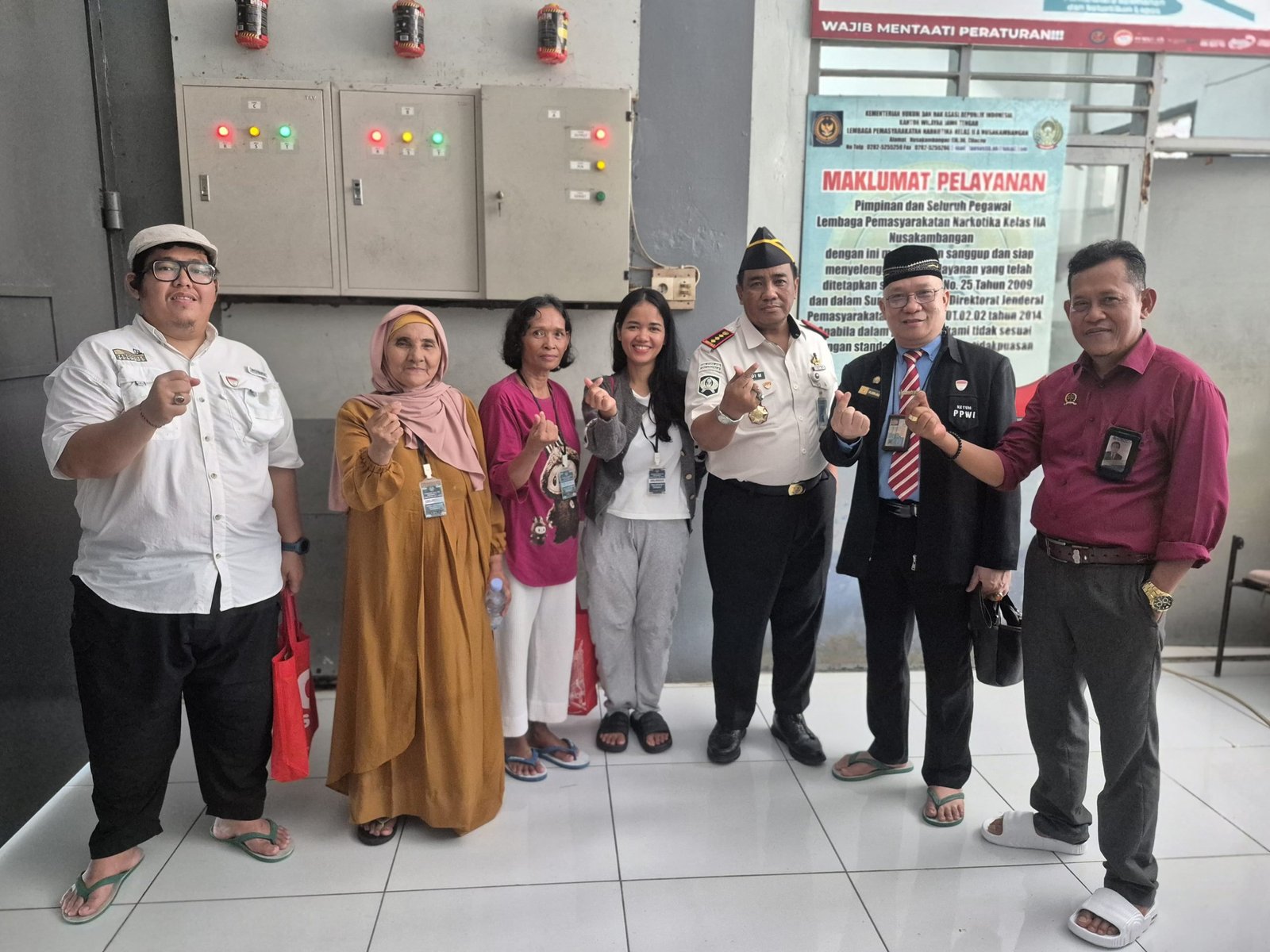 Kunjungan Ketum PPWI ke Lapas Nusakambangan Disambut Hangat Ketua DPD PPWI Jawa Tengah di Cilacap