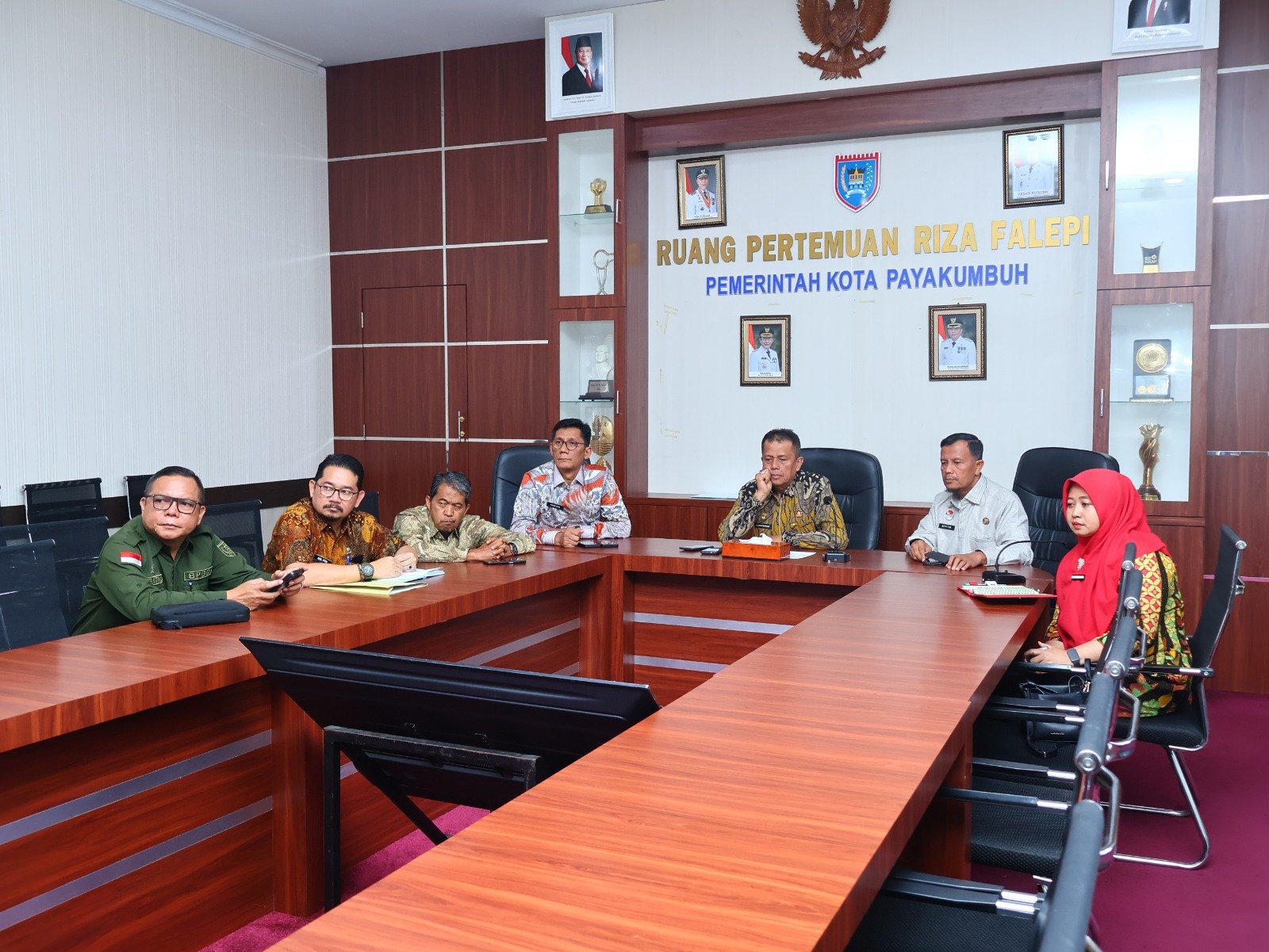 Wawako Elzadaswarman Ikuti Rakor Secara Virtual Bersama Mentri Dalam Negeri RI Tito Karnavian
