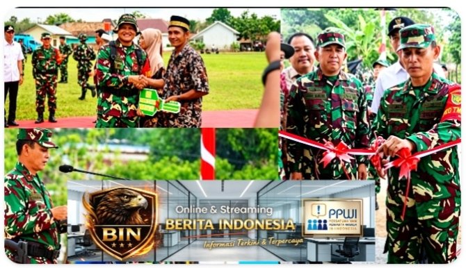 Pangdam II/Sriwijaya Hadiri Penutupan TMMD ke-128 Kodim 0402/OKI di Desa Pematang Sukatani