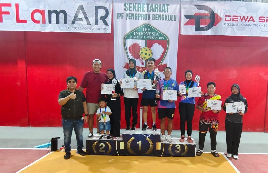 Turnamen IPF Bengkulu 2026 Jadi Tonggak Baru Kebangkitan Pickleball di Bengkulu