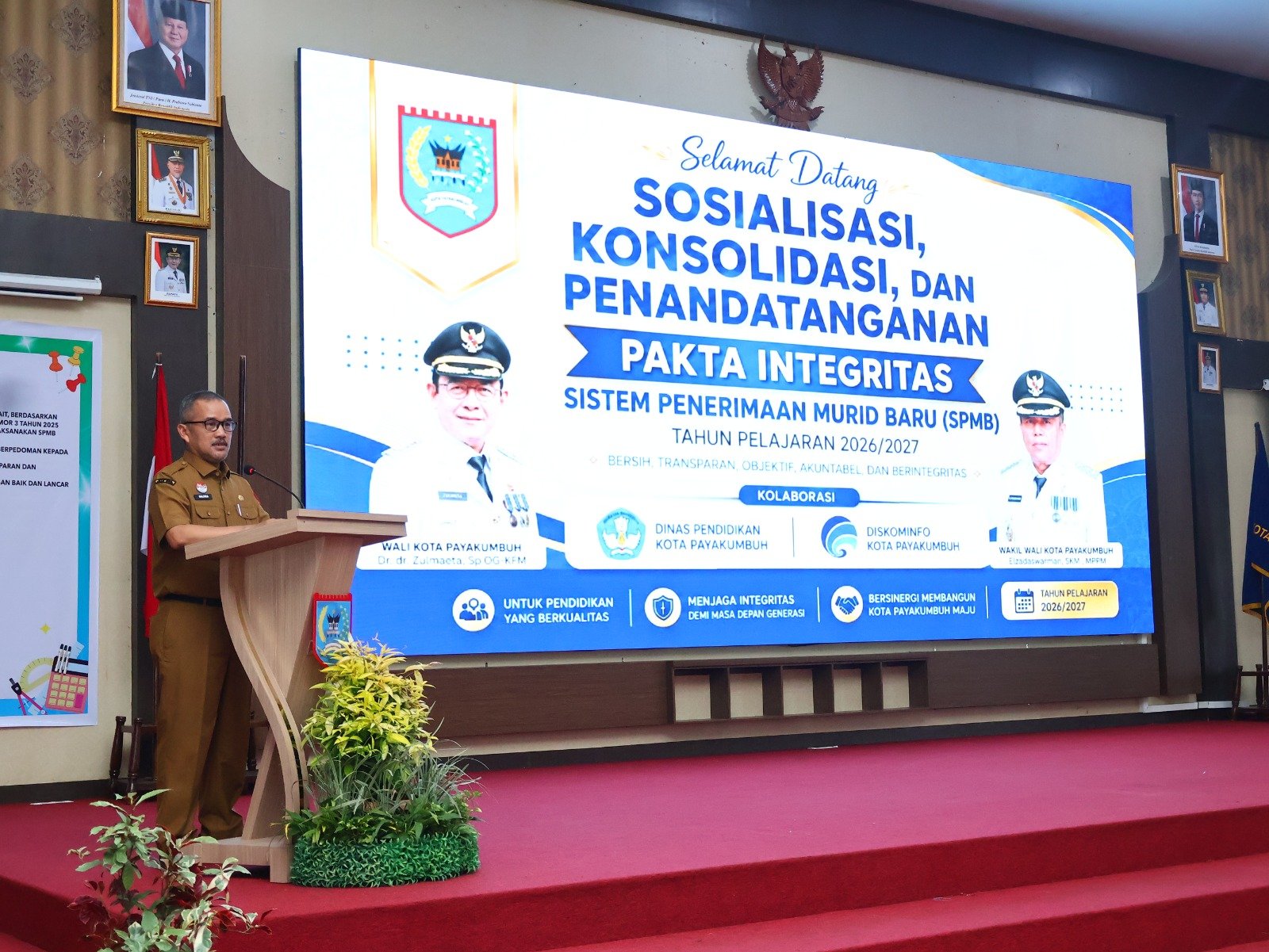 Pemko Payakumbuh Himbau Legiatan SPMB Harus Bersih Dan Transparan