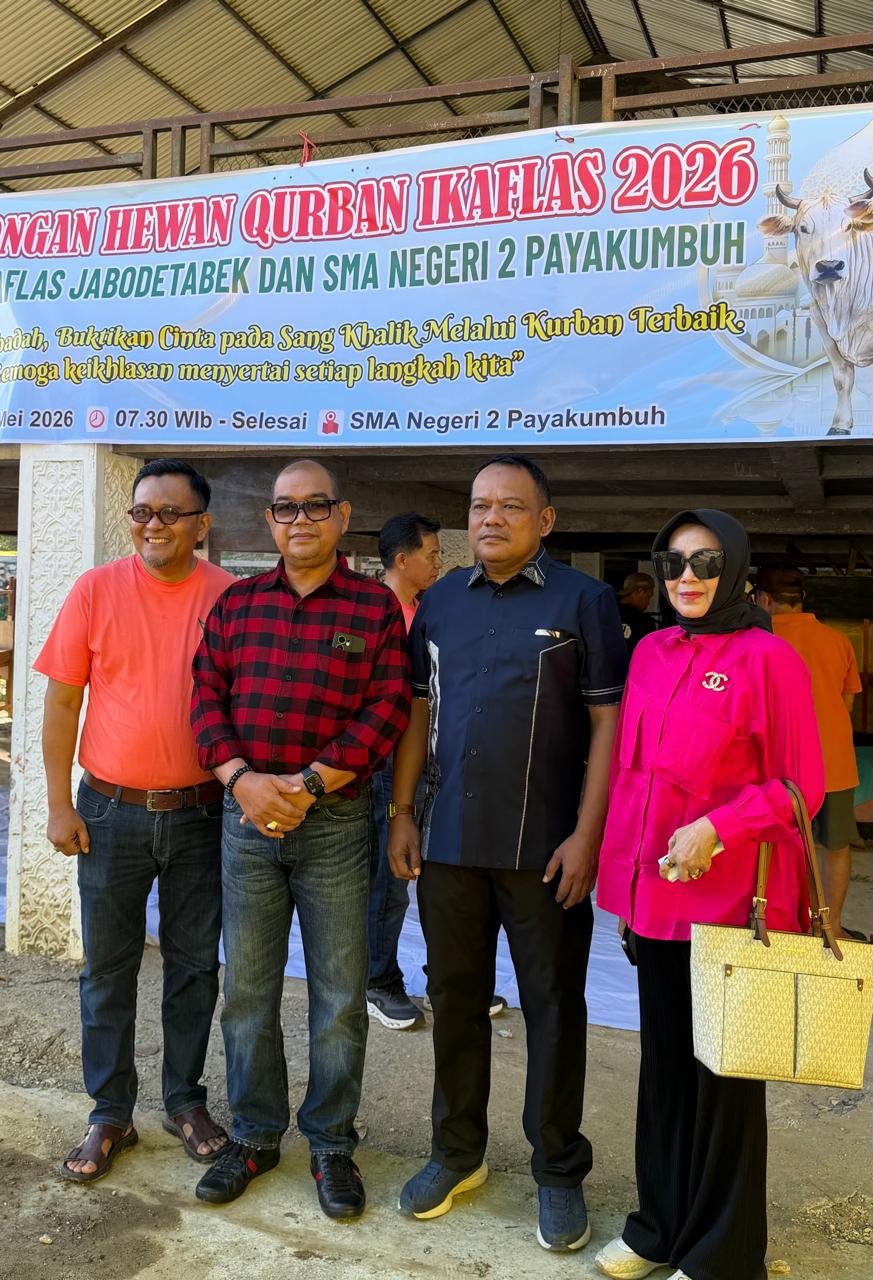 Qurban IKAFLAS SMAN 2 Payakumbuh Tembus 8 Sapi, Nurkhalis Dt. Bijo Dirajo: Bukti Alumni Makin Solid dan Kompak!