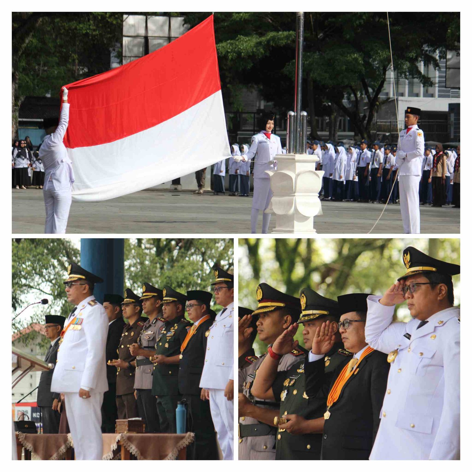 Dandim 0307/Tanah Datar Hadiri Upacara Peringatan Hari Otonomi Daerah ke-30 dan Hari Pendidikan Nasional 2026