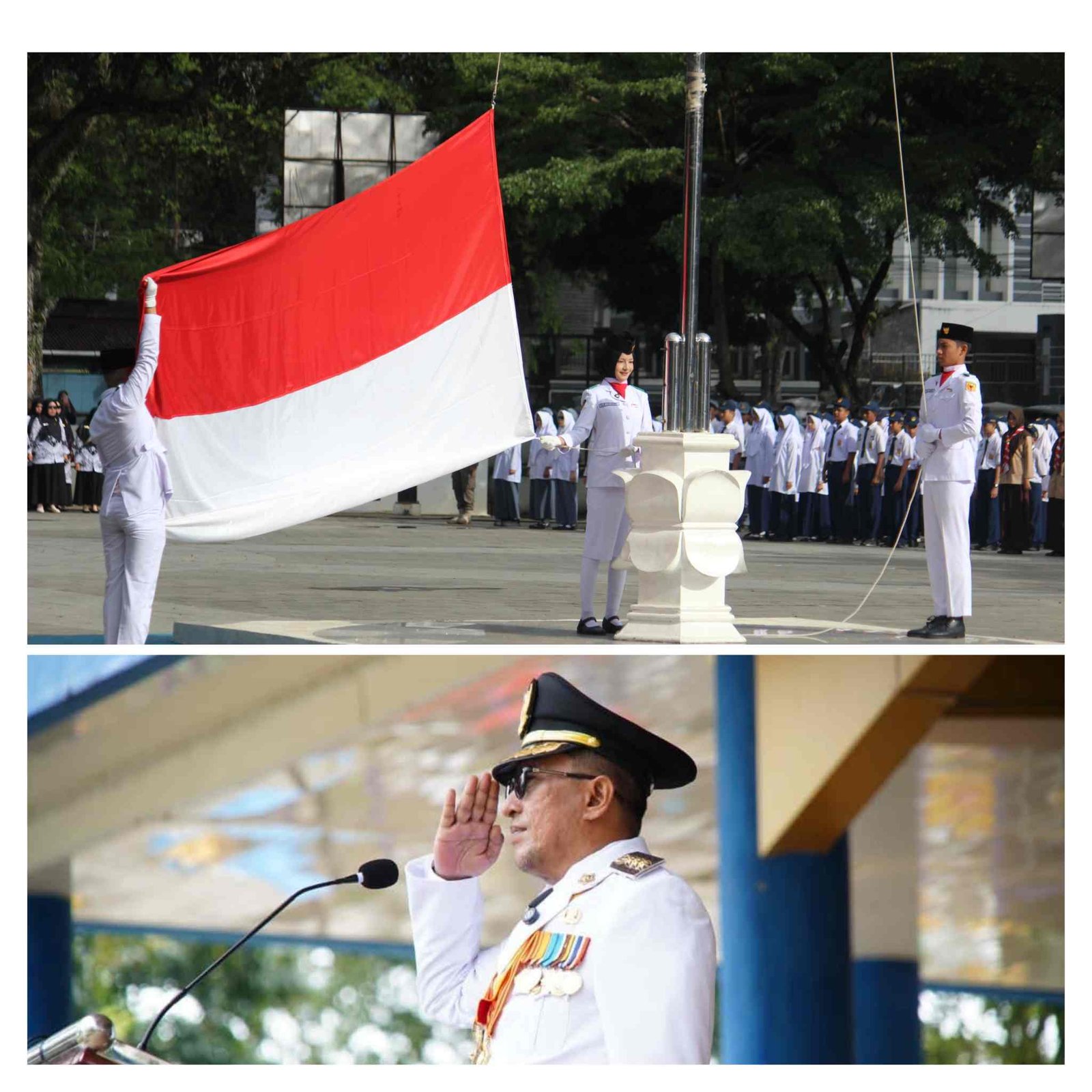 Bupati Eka Putra Jadi Inspektur Upacara Peringatan Hari Otonomi Daerah ke-30 dan Hari Pendidikan Nasional 2026