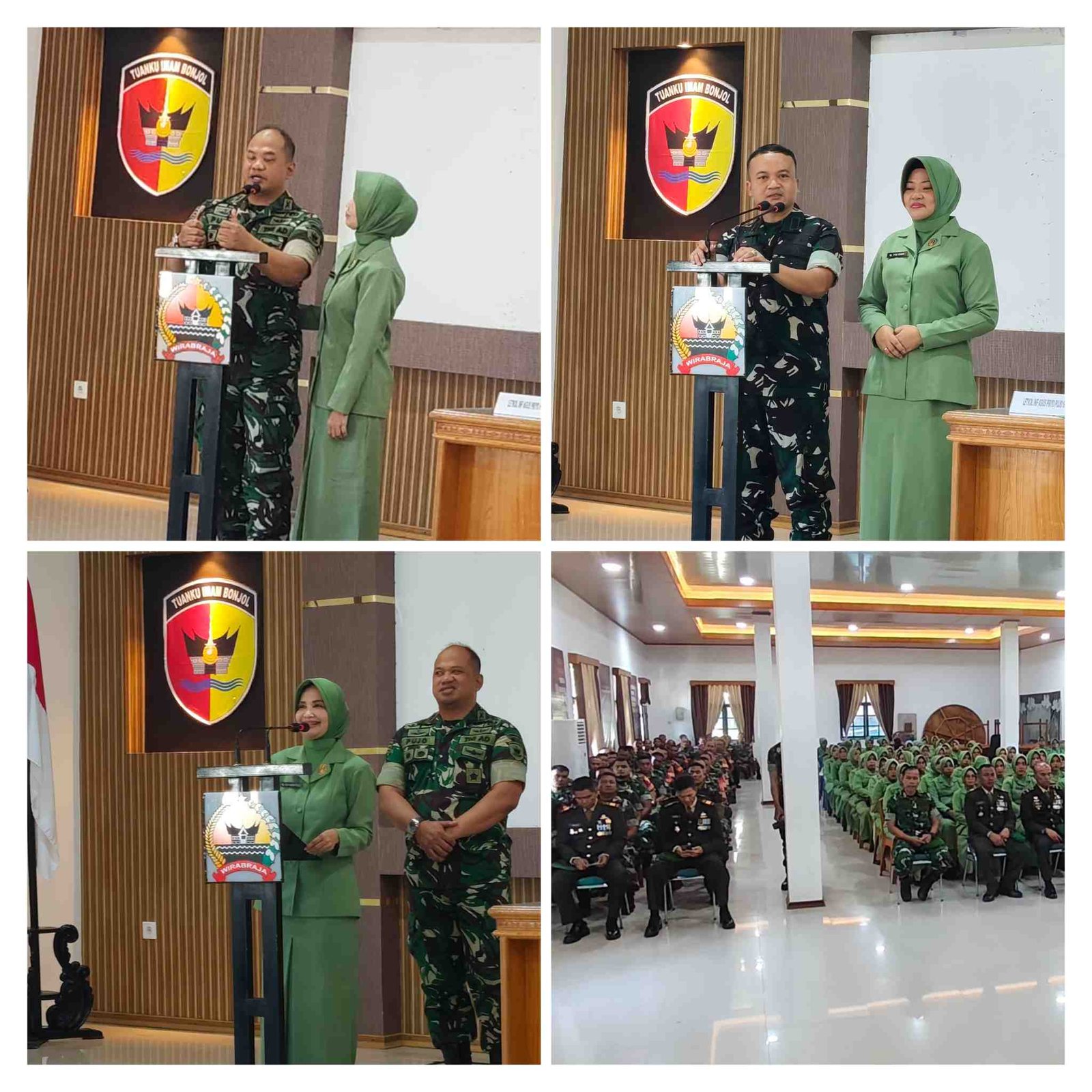 Penuh Haru dan Doa, Letkol Inf Agus Priyo Pujo Sumedi Gelar Pisah Sambut Internal Bersama Personel Kodim 0307/TD dan Persit di Aula Makodim