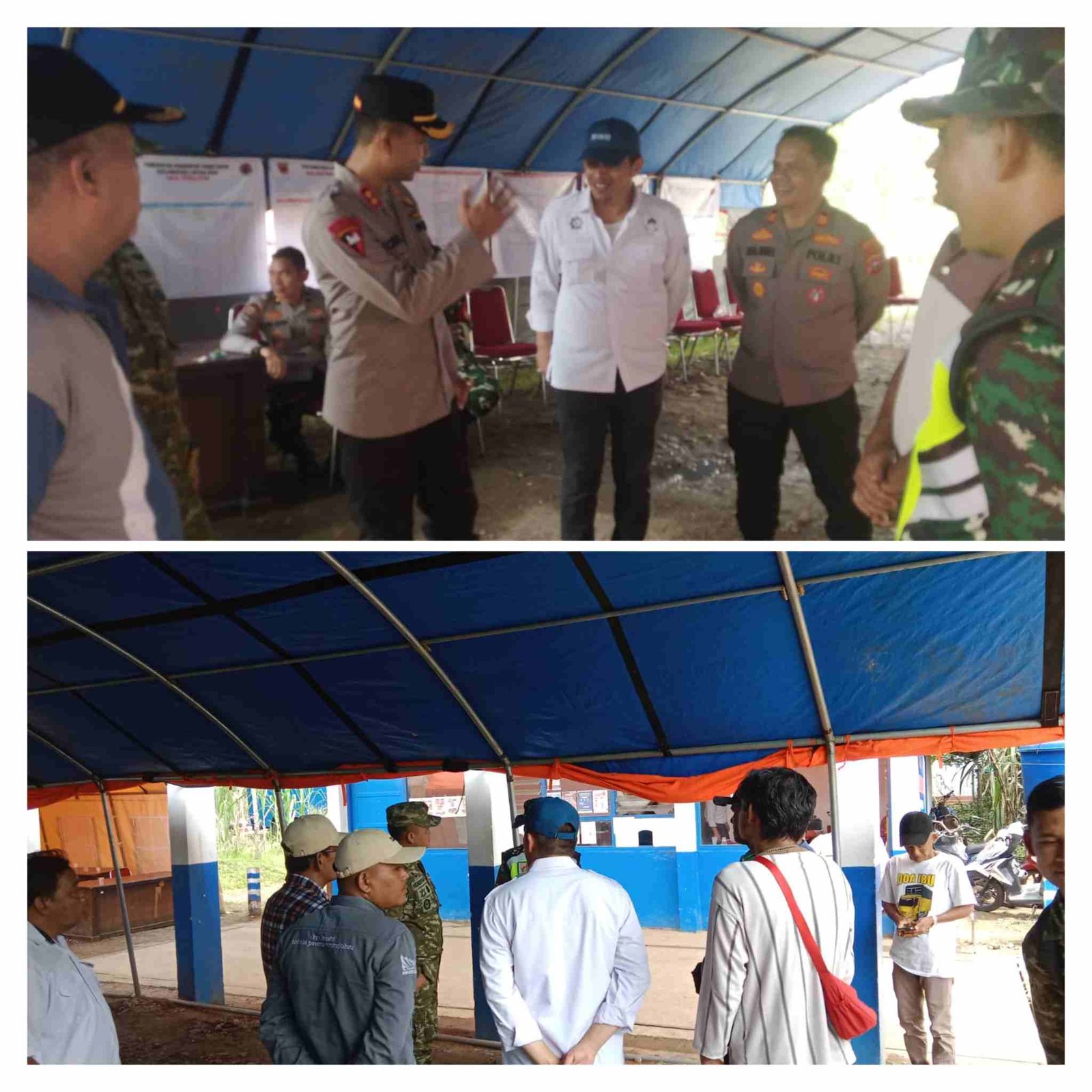 Sinergitas TNI-Polri Teruji, Kapolres Tanah Datar dan Dandim 0307/TD Kompak Turun Langsung Atasi Dampak Bencana