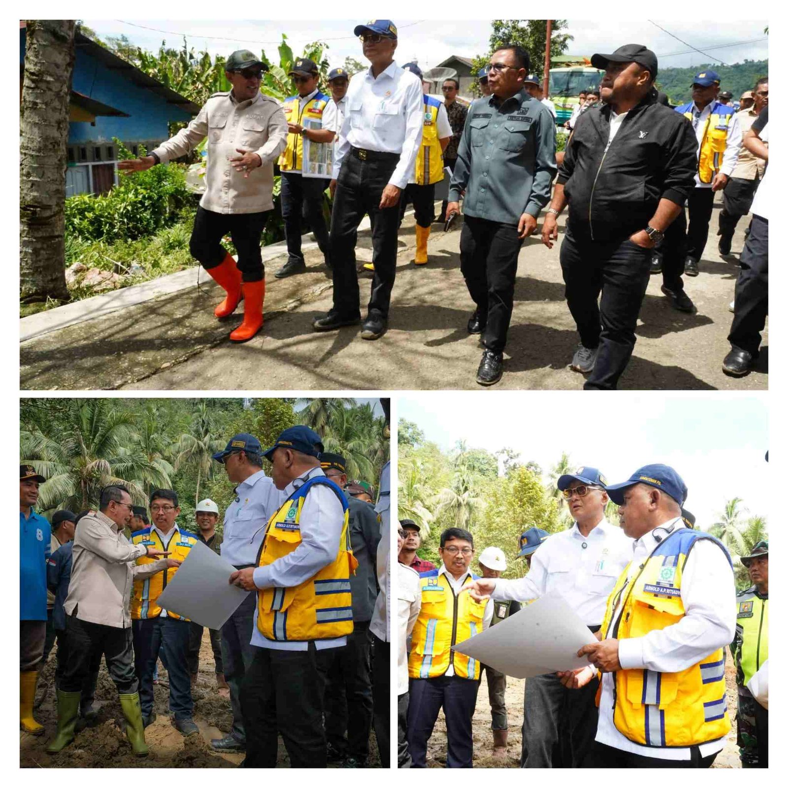 Bupati Eka Putra Dampingi Menteri PUPR Tinjau Progres Pembangunan “Sekolah Rakyat” di Tanjung Baru