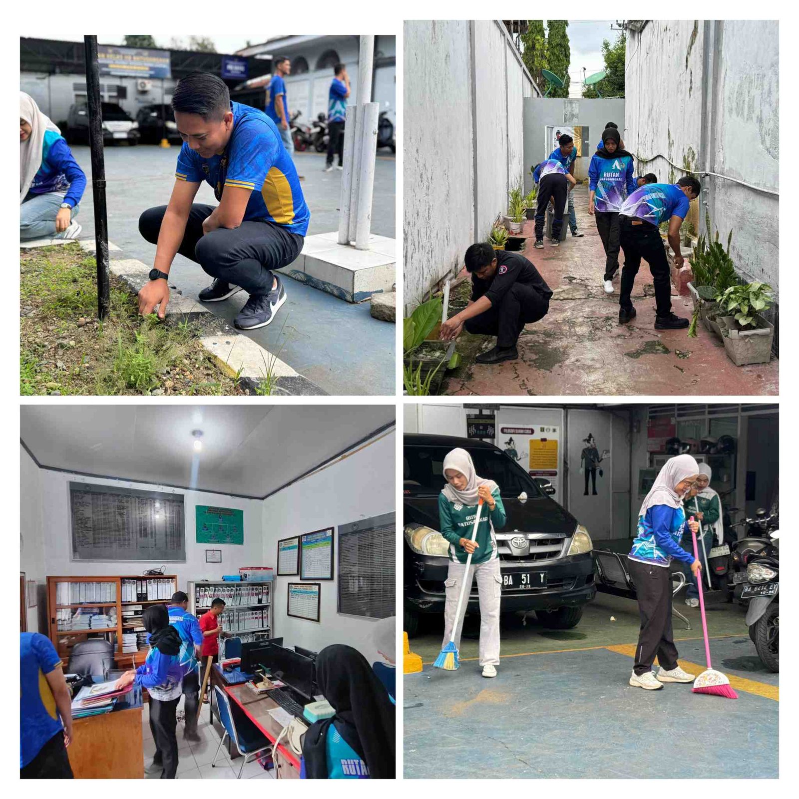 Rutan Batusangkar Ambil Langkah Preventif Penyebaran Hantavirus Dengan Bersih Bersih Lingkungan Secara Komprehensif