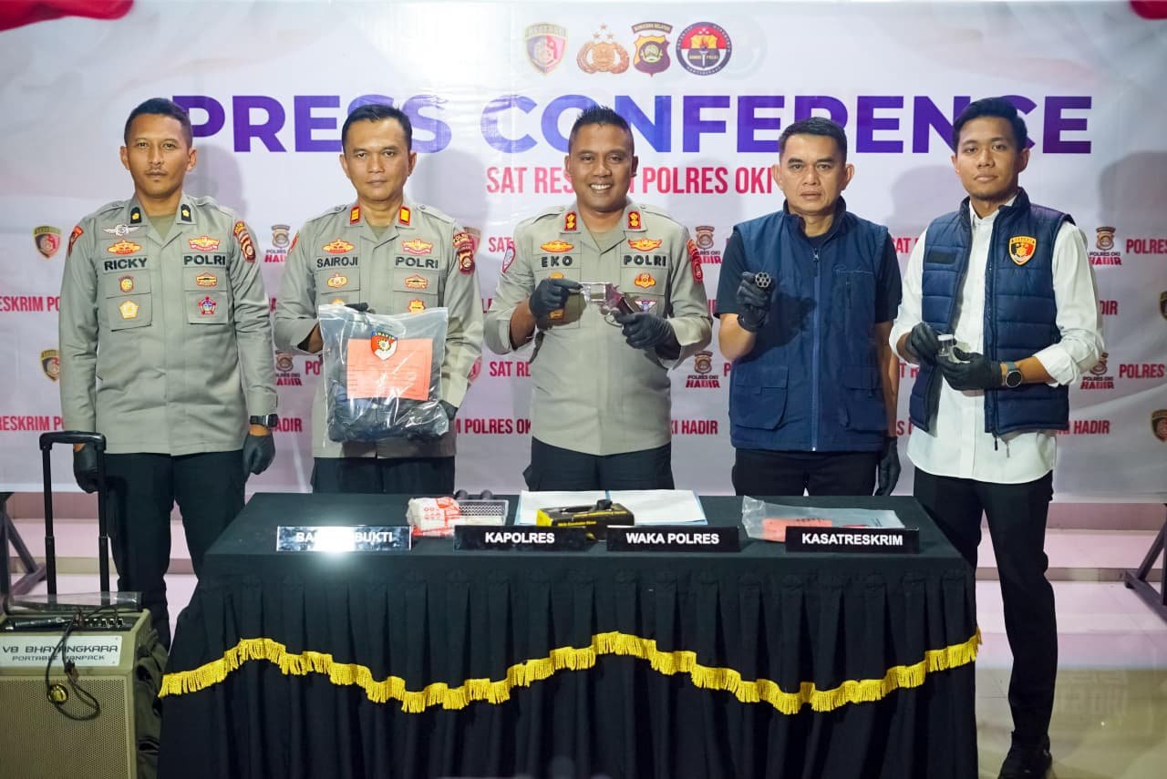 Polres OKI Berhasil Ungkap Kasus Penganiayaan Berat yang Mengakibatkan Korban Meninggal Dunia di Kecamatan Mesuji
