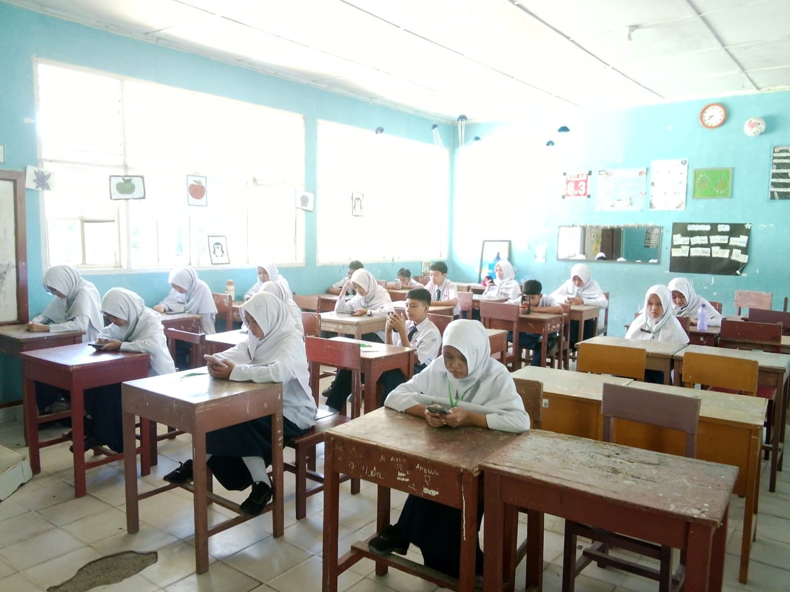 Gunakan Aplikasi ‘Getschool’, Ujian Semester MTsN Kota Solok Tutup Celah Kecurangan