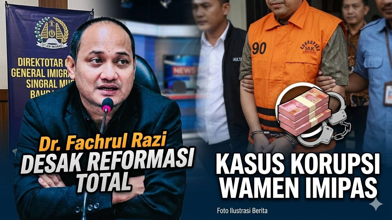 Kasus Korupsi Wamen Imipas:  Dr. Fachrul Razi Desak Reformasi Total Ditjen Imigrasi