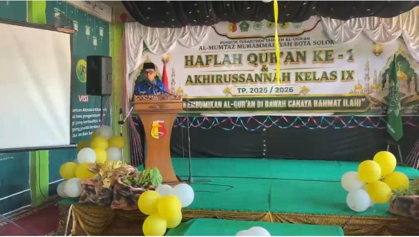 Lahirkan Generasi Qur’ani, Ponpes Al-Mumtaz Kota Solok Sukses Gelar Haflah ke-1 dan Akhirussanah Angkatan Xavior