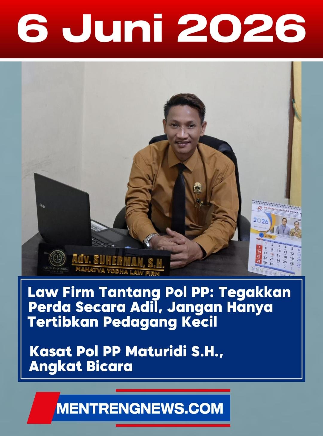 Law Firm Tantang Pol PP: Tegakkan Perda Secara Adil, Jangan Hanya Tertibkan Pedagang Kecil