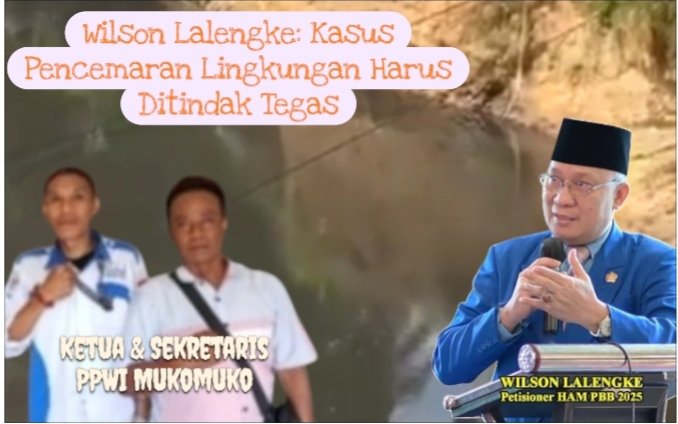 Air Sungai Selagan Mukomuko Menghitam, PPWI Desak DLH dan Bupati Bertindak
