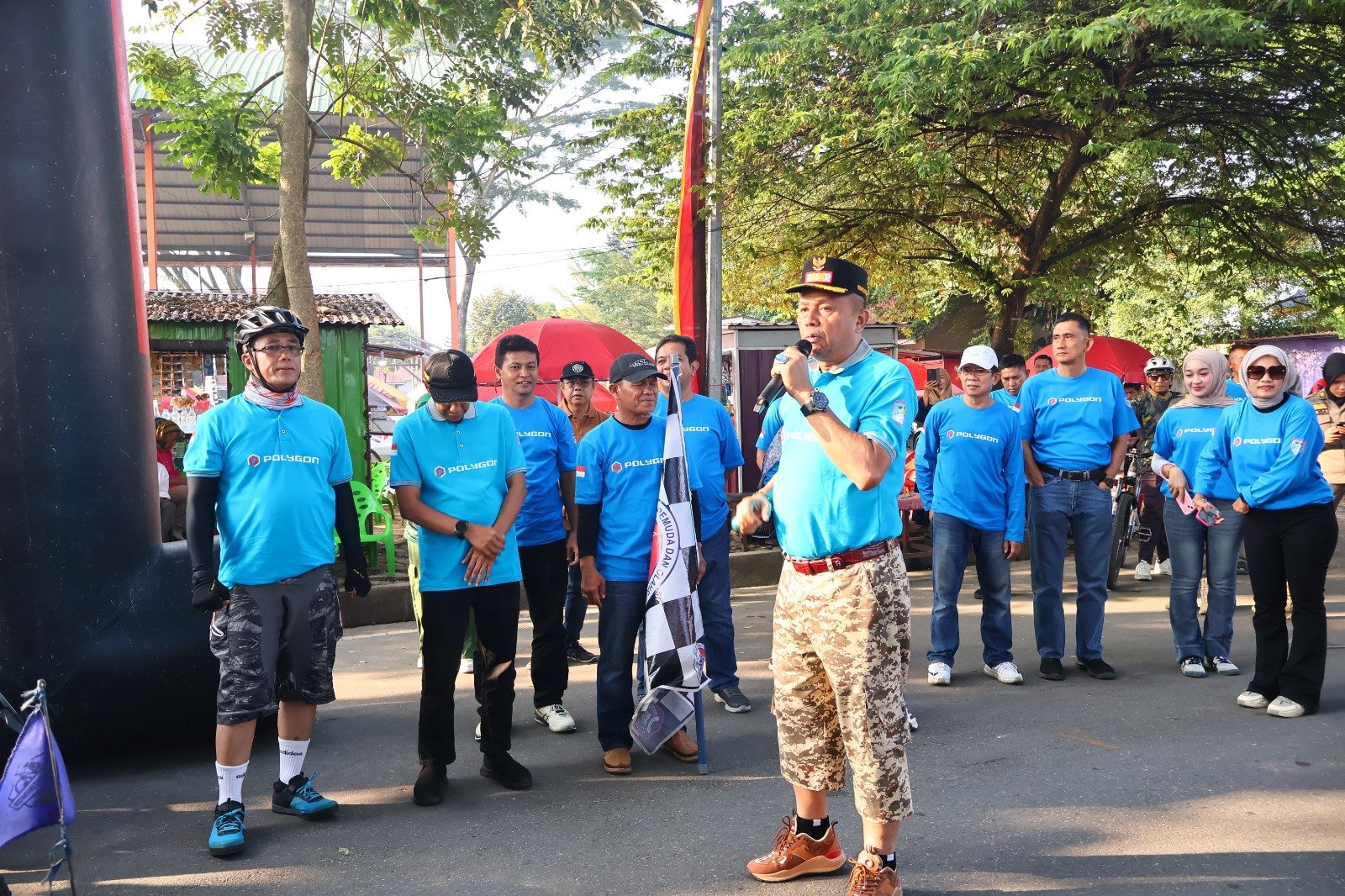 Wawako Elzadaswarman  Membuka Kegiatan Gowes Silaturahmk Adventur (GSA)