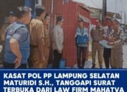 TANGGAPAN Surat Terbuka :  Law Firm Mahatva Yodha Diduga Hanya Cari Sensasi, Maturidi Tegaskan Tak Bisa Bertindak Melampaui Batas Hukum