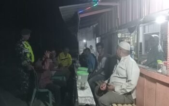 Babinsa Koramil 11/Tanjung Emas Laksanakan Patroli Kolaborasi Bersama Tomas
