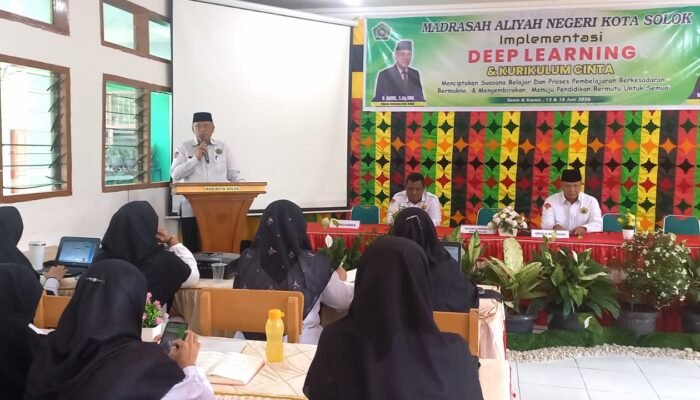 Transformasi Pendidikan: Kemenag Kota Solok Resmi Buka Lokakarya MAN Kota Solok Berbasis Deep Learning