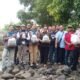 Polsek Palas Bersama Tim UKM Dan Jajaran Uspika Tebar Bibit Ikan Patin Di Sungai Way Pisang