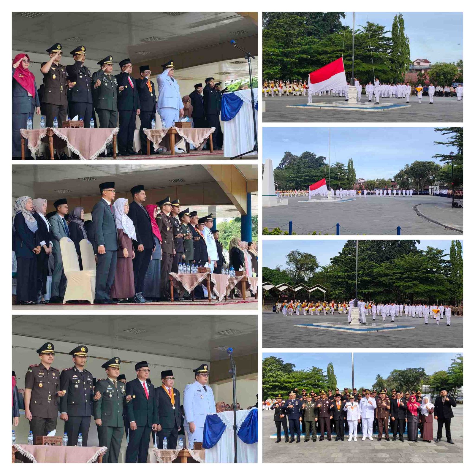 Dandim 0307/TD Hadiri Upacara Peringatan Hari Lahir Pancasila di Lapangan Cindua Mato Batusangkar