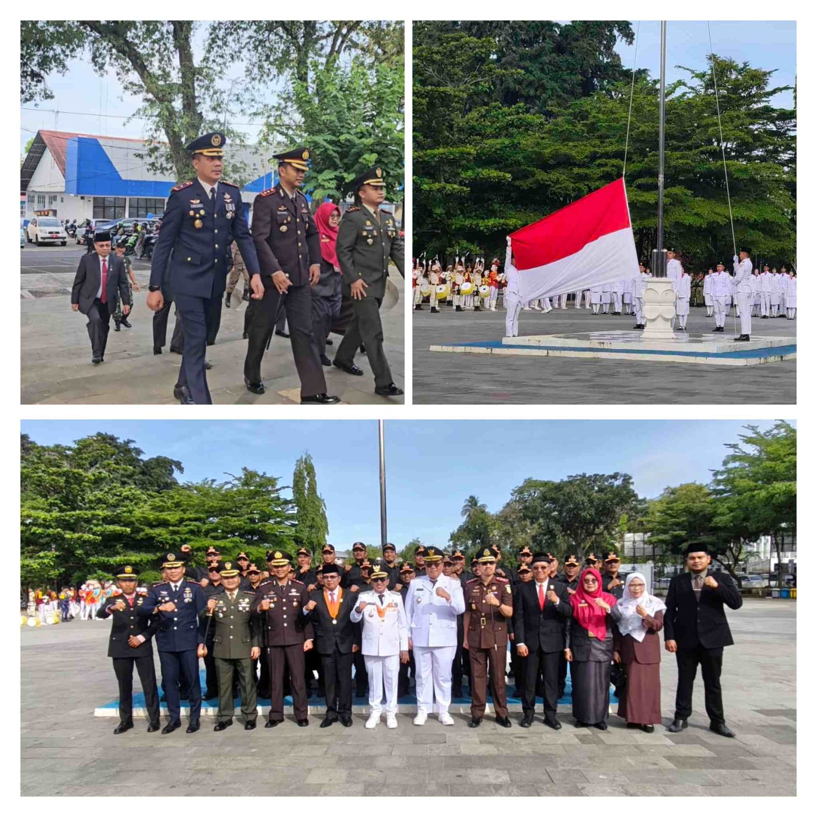Perkuat Semangat Kebangsaan, KaRutan Batusangkar Hadiri Upacara Hari Lahir Pancasila di Lapangan Cindua Mato