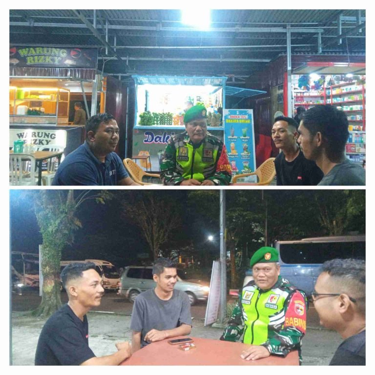 Babinsa Koramil 01/Padang Panjang Laksanakan Patroli Kolaborasi Bersama Tomas